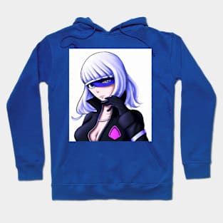 Anime Girl with Retro Sunglasses Hoodie